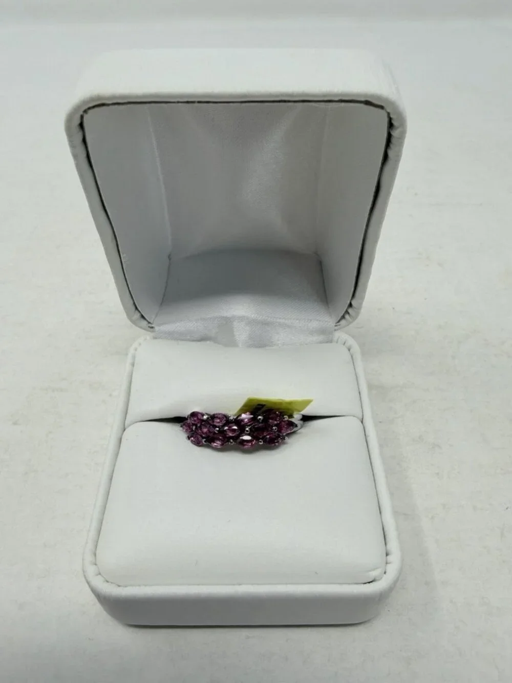 Shop LC Purple Orissa Rhodolite‎ Garnet Size 7 Ring in Stainless Steel 5559